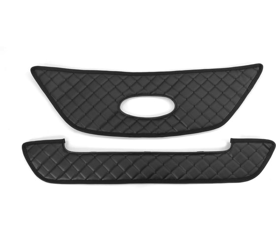 Изображение товара Утеплитель радиатора DEFLY для Lada Largus, 2019-2021, рестайлинг, экокожа черная ZV015-2KR