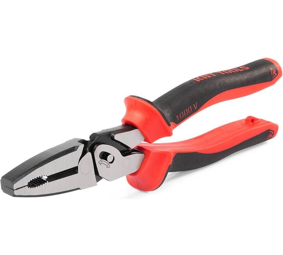 Изображение товара Пассатижи диэлектрические со сдвоенным шарниром КВТ СТАНДАРТ 225 мм 102700