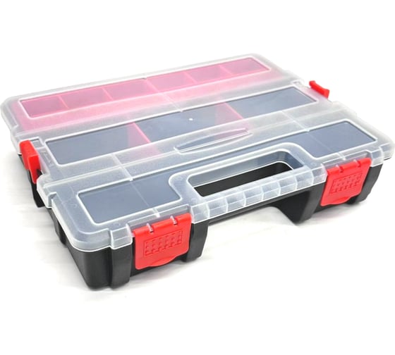 Изображение товара Пластиковый органайзер с разделителем Станкоимпорт 200x260x44 мм TB-112