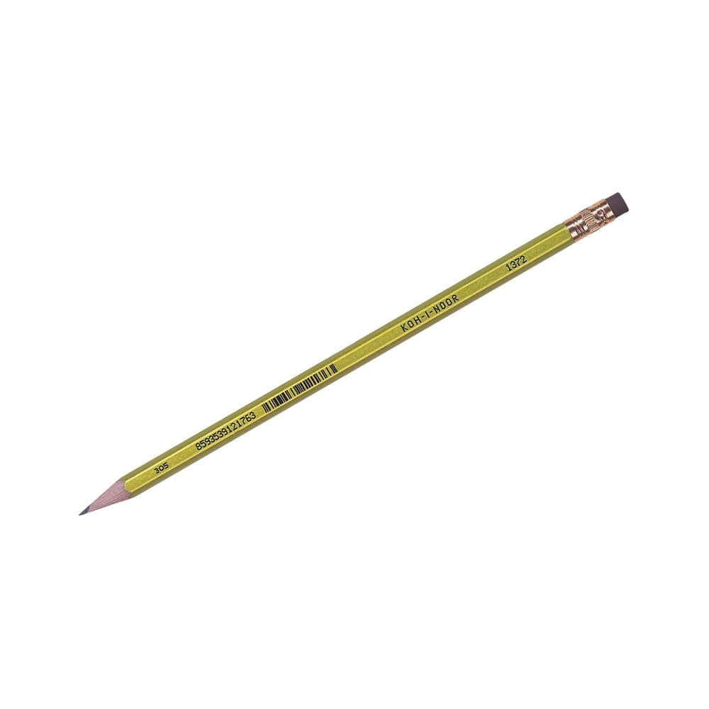 Заточенный чернографитный карандаш Koh-I-Noor карандаш чернографитный koh i noor gold star h