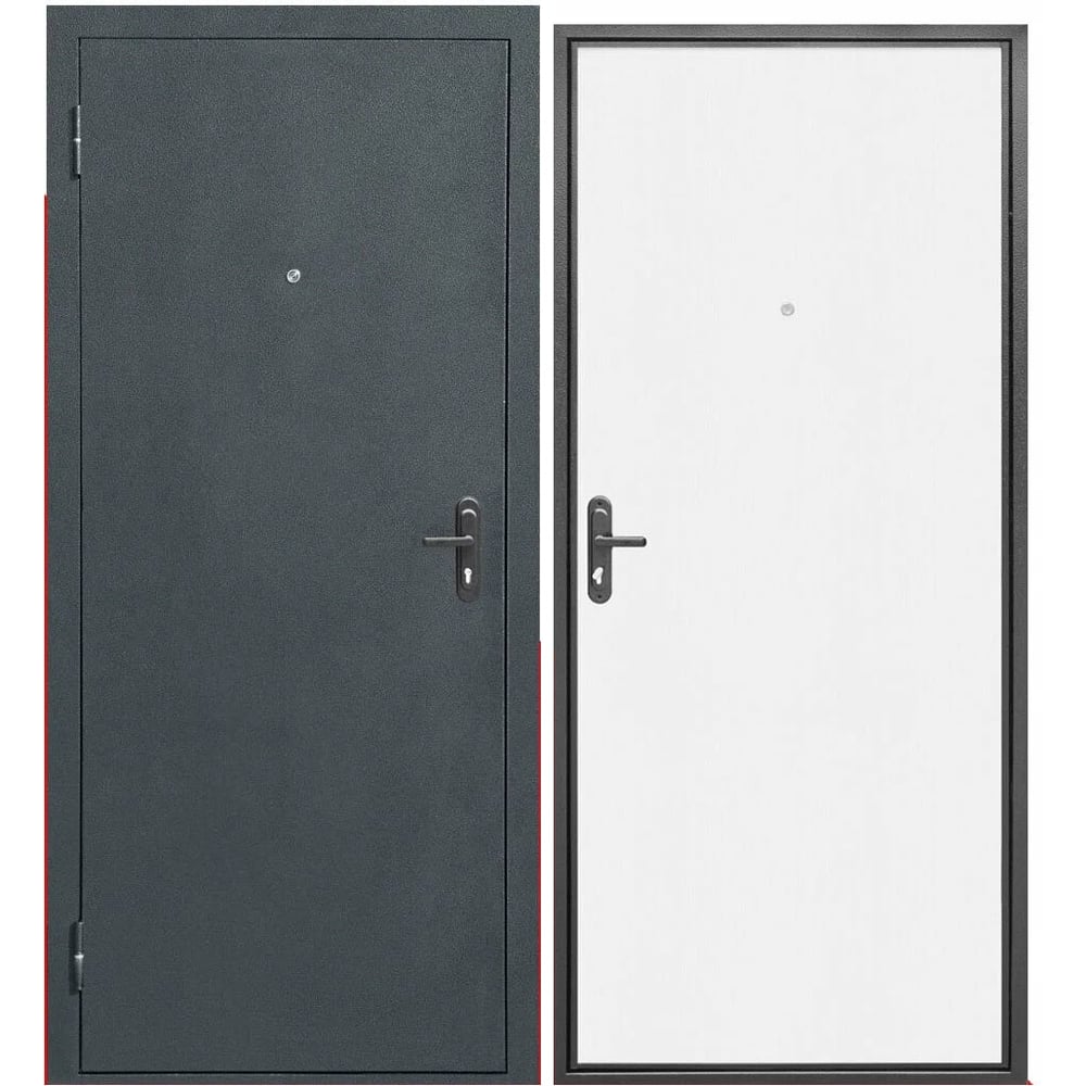 Изображение товара Дверь входная металлическая DIVA Foreman Ф-1 2050x860 левая антик серебро беленый дуб