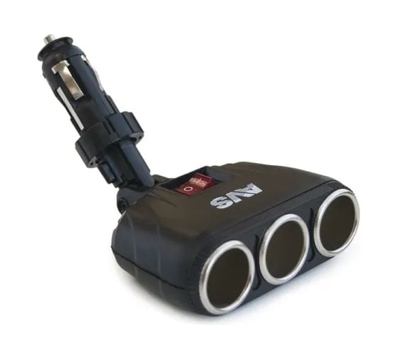 Изображение товара Разветвитель прикуривателя AVS 12/24 (на 3 выхода) CS316 A80925S