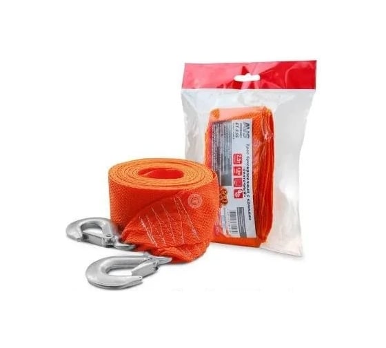 Изображение товара Трос буксировочный AVS с крюками ET-2,5S 2,5т 4.5м, в пакете A80998S