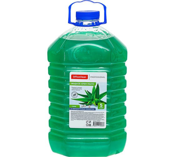 Изображение товара Жидкое мыло-крем OfficeClean Professional Алоэ перламутровое, ПЭТ, 5 л 247027/П