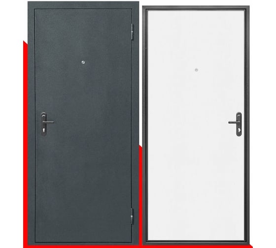 Изображение товара Дверь входная металлическая DIVA Foreman Ф-1 2050x960 правая Антик серебро-беленый дуб УТ-00084270