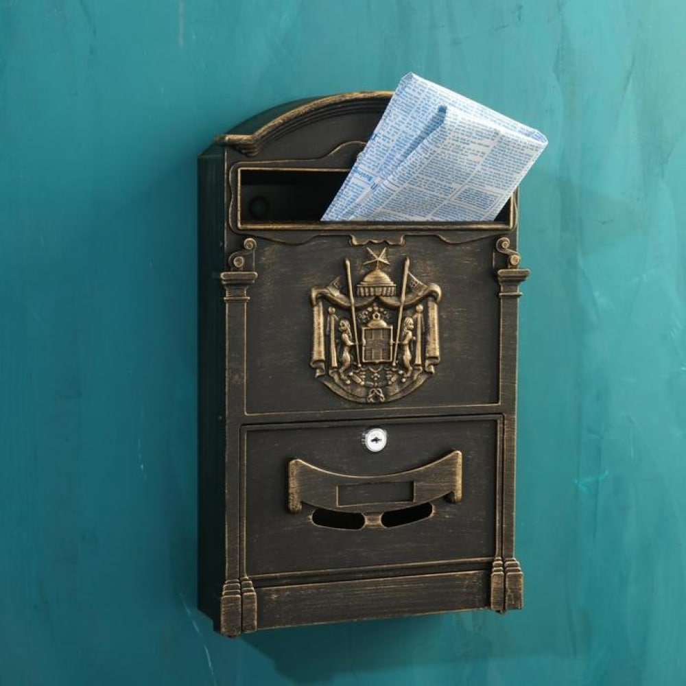 Почтовый ящик Аллюр ящик почтовый 4010 бронза