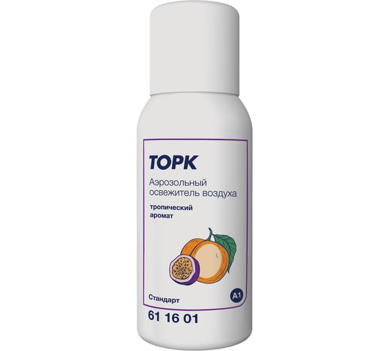 Изображение товара Торк аэрозольный освежитель воздуха TORK категория качества Стандарт, тропический аромат 611601