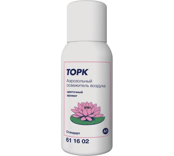 Изображение товара Торк аэрозольный освежитель воздуха TORK категория качества Стандарт, цветочный аромат 611602