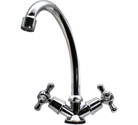 Изображение товара Смеситель для кухни Kranar KС 1706-N, 1/2 керамика, хром, излив стандартный, п/г, без подводки 013751