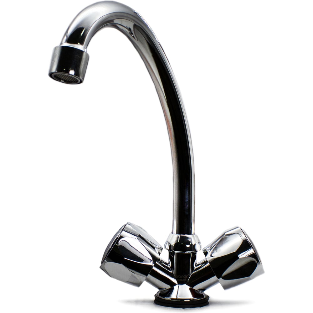 Изображение товара Современный двухрычажный смеситель для кухни Kranar KС 1708-N хром