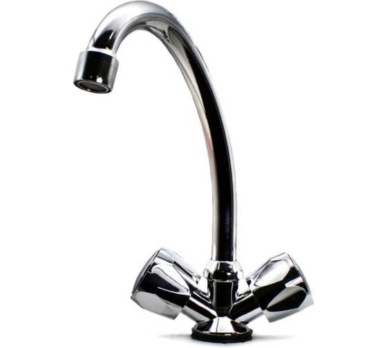 Изображение товара Смеситель для кухни Kranar KС 1708-N, 1/2 керамика, хром, излив стандартный, п/г, без подводки 013756