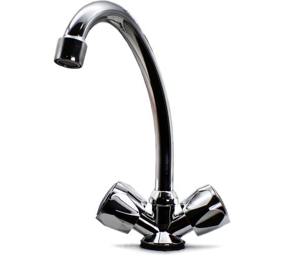 Изображение товара Смеситель для кухни Kranar KС 1708-N, 1/2 керамика, хром, излив стандартный, п/г, без подводки 013756