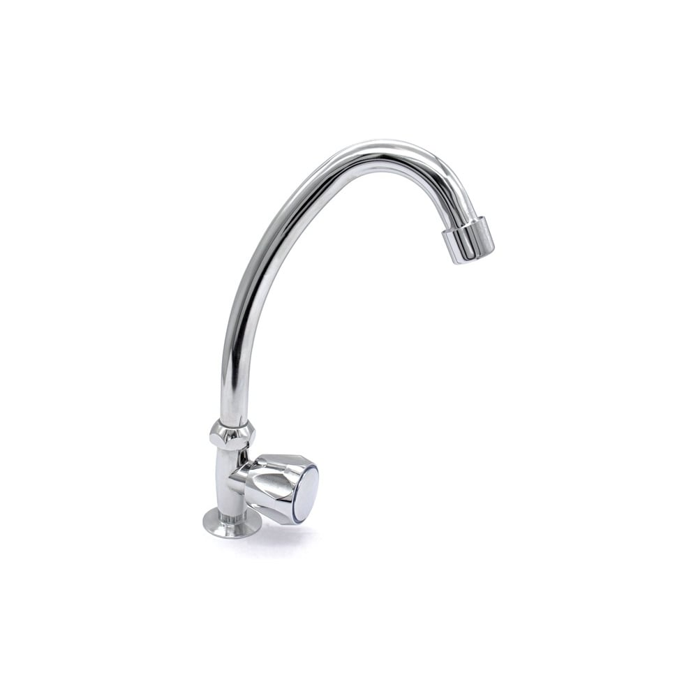 Изображение товара Стильный однорычажный кухонный смеситель Kranar KС 1711-1 с глянцевым хромированным покрытием