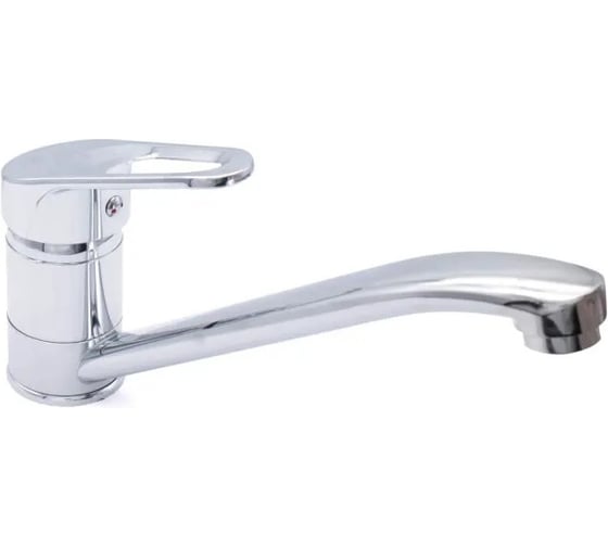 Изображение товара Смеситель для кухни Kranar KС 2124, шаровый, хром, излив длинный нос, п/шп, без подводки 010802