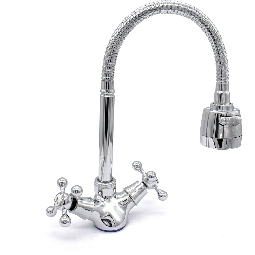 Изображение товара Смеситель для кухни Kranar KС 1801-N с гибким изливом и хромовым покрытием