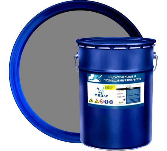Изображение товара Эмаль Мицар ХС-720, 20 кг серый 00000001713