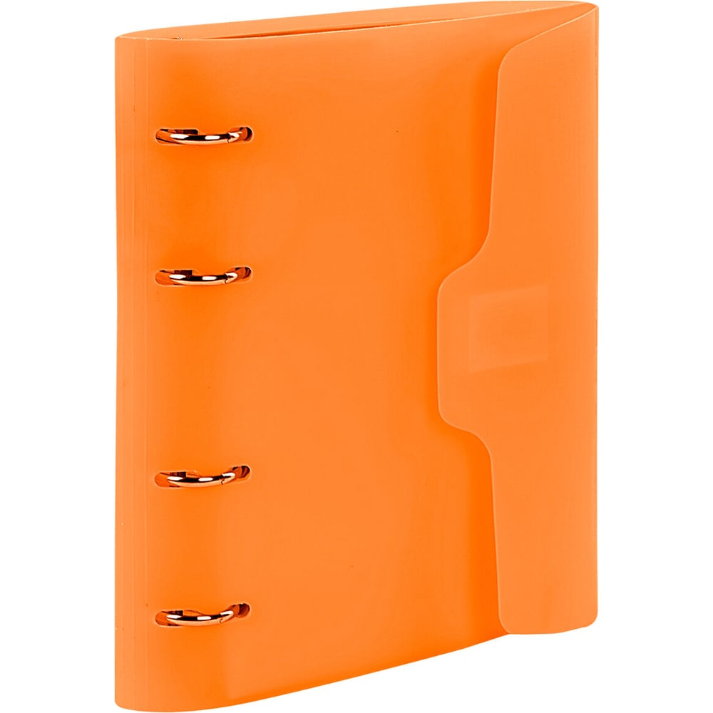 Изображение товара Тетрадь на кольцах BRAUBERG А5 175x220 мм 120 листов пластик оранжевая