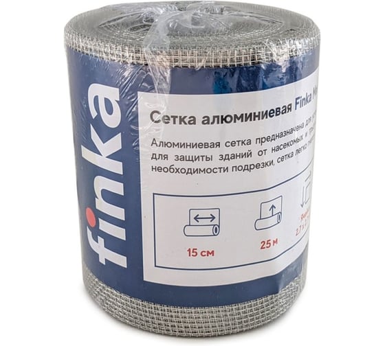 Изображение товара Сетка алюминиевая Finka от грызунов 0,15x25 м FMA1525