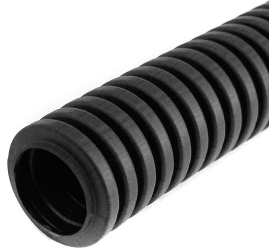 Изображение товара Труба гофрированная Промрукав ПВХ лёгкая 350 Н чёрная d16 мм (100м/5500м уп/пал) PR01.00385