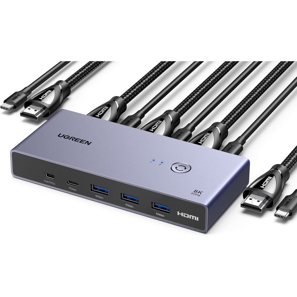 Изображение товара Переключатель HDMI UGREEN CM692 8K60Hz HDMI 2.1 для профессиональных систем Изображение товара Переключатель HDMI UGREEN CM692 8K60Hz HDMI 2.1 для профессиональных систем
