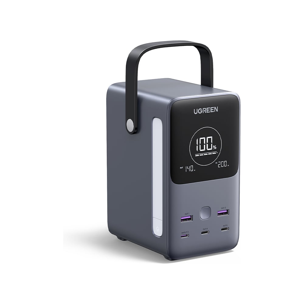 Изображение товара Внешний аккумулятор UGREEN PB770 25286 48000mAh 300W Fast Charging Power Bank. Цвет: серый 25286_