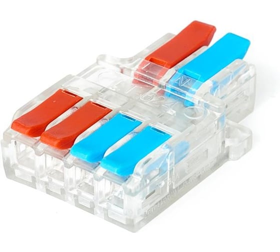 Изображение товара Строительно-монтажная клемма HLT разветвительная LT-624 (0,1-6,0мм2, 32А) (5шт./уп.) 081-19-073