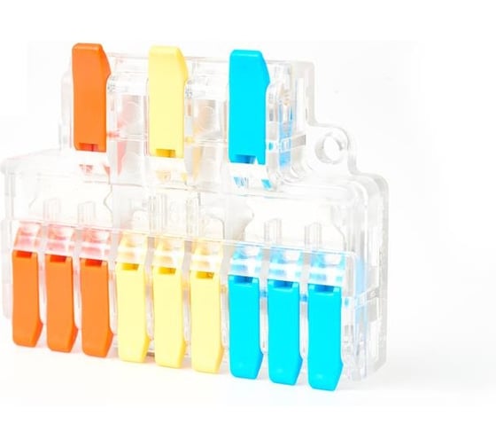 Изображение товара Строительно-монтажная клемма HLT разветвительная LT-639 (0,1-6,0мм2, 32А) (3шт./уп.) 081-19-076