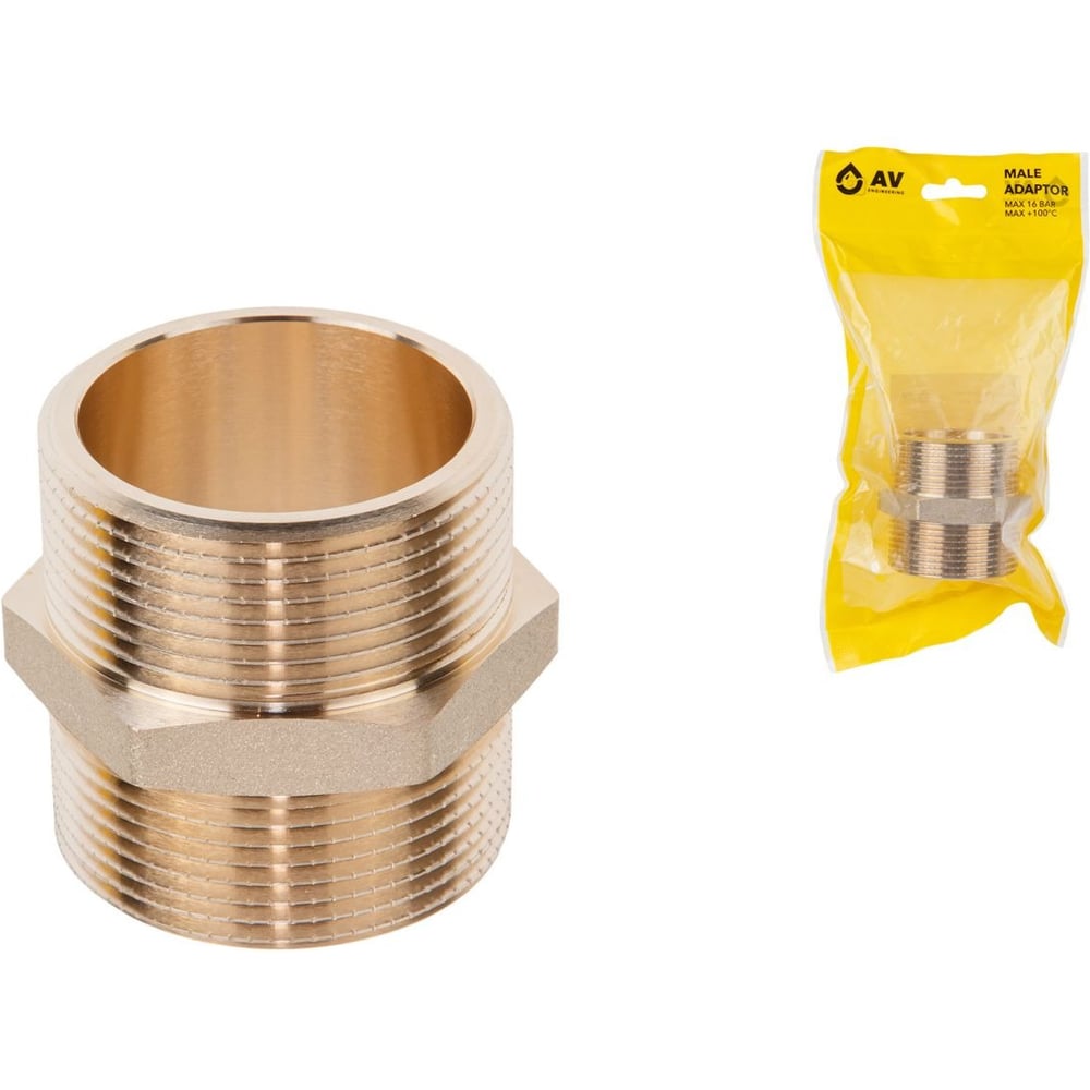 Изображение товара Ниппель AV Engineering 1 1/2 нар.-нар. AVE303013