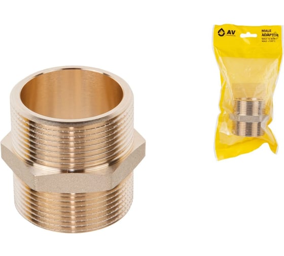 Изображение товара Ниппель AV Engineering 1 1/2 нар.-нар. AVE303013