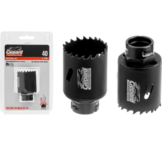 Изображение товара Коронка биметаллическая GEPARD PROGRESSOR 40 мм GP2550-40