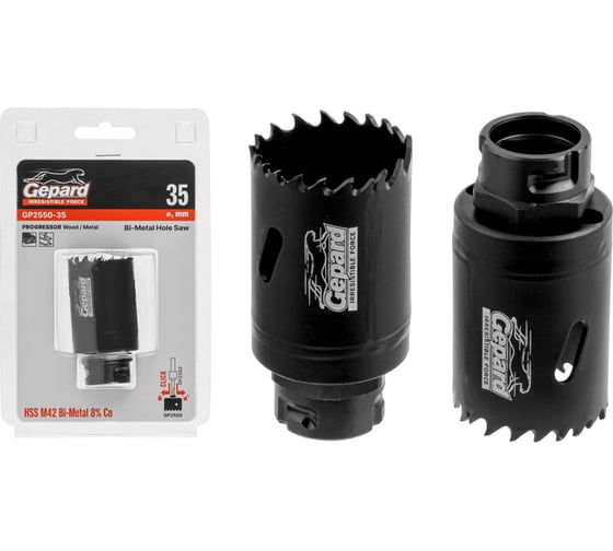 Изображение товара Коронка биметаллическая GEPARD PROGRESSOR 35 мм GP2550-35