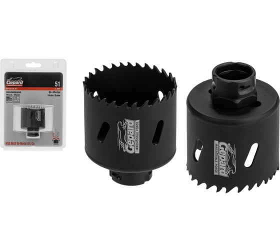 Изображение товара Коронка биметаллическая GEPARD PROGRESSOR 51 мм GP2550-51