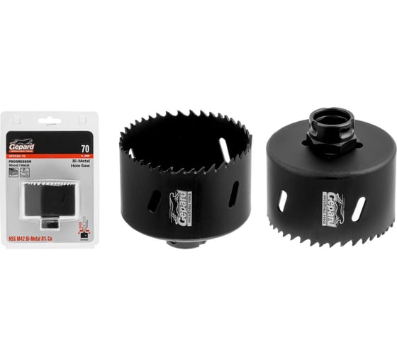 Изображение товара Коронка биметаллическая GEPARD PROGRESSOR 70 мм GP2550-70