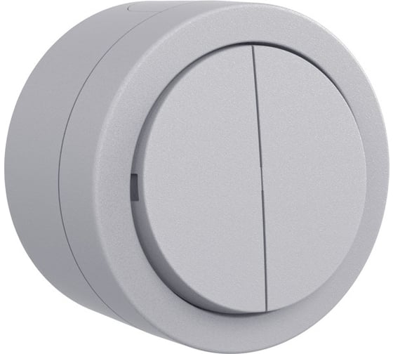 Изображение товара Выключатель OVIVO 2-клавишный X-One IP 54, серый, комплект из 2 шт 406-240000-202