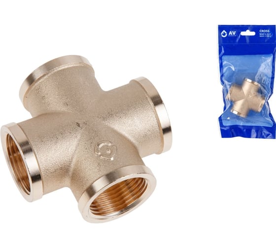 Изображение товара Крестовина AV Engineering 3/4 вн.-вн.-вн.-вн. AVE312002