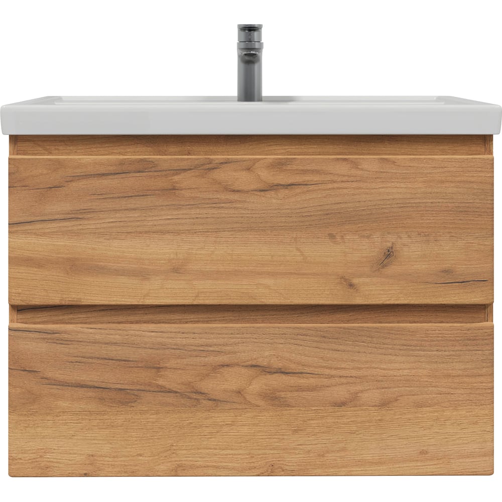 Изображение товара Тумба с раковиной RUVANN STELLO 70 + Фостер 70 в ванную подвесная стильная