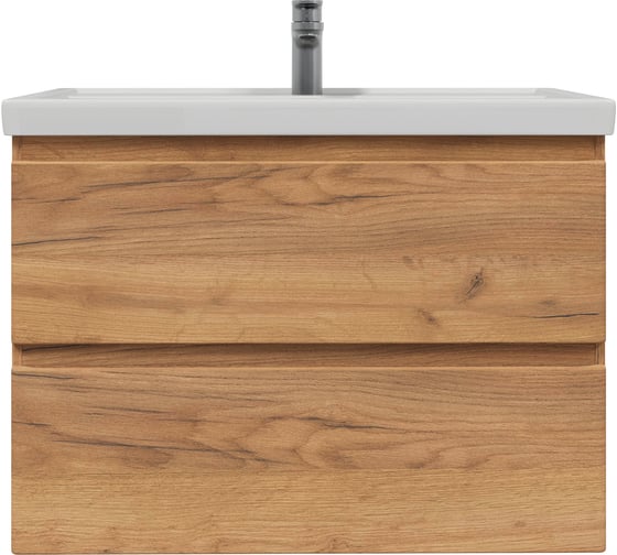 Изображение товара Тумба с раковиной RUVANN STELLO 70 + Фостер 70 в ванную подвесная голд крафт Т.STELLO-GK.П-70П-KIT-FOS