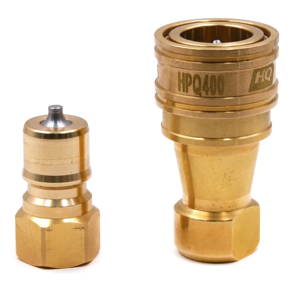 Изображение товара Муфта разрывная HQ-mech HPQ400 БРС ISO7241-1B диаметр 16 мм латунь
