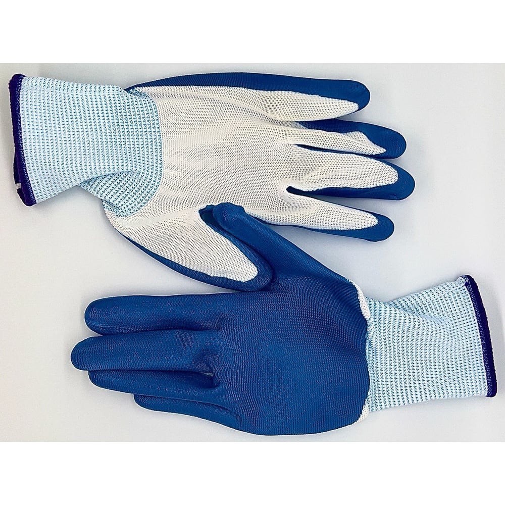 Изображение товара Перчатки Lema нитриловые обливные 12 пар для защиты рук всесезонные