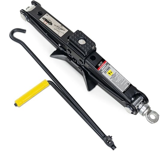 Изображение товара Домкрат ромбический AVS JA-1000R, 1т, 100-350мм с резиновой опорой + сумка в комплекте A80675S