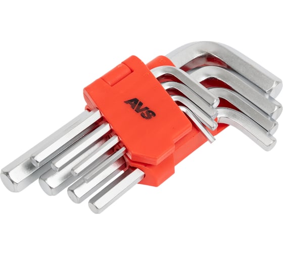 Изображение товара Набор ключей торцевых шестигранных AVS 8 предметов, 3-12 мм HKS-8 A40161S