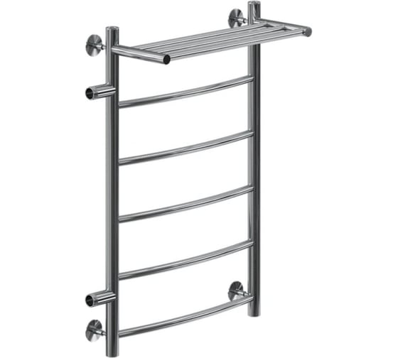 Изображение товара Полотенцесушитель MIXLINE CAPELLA 80x50x50 1'' НР, 5 перекладин + полка, левое подключение водяной 556273