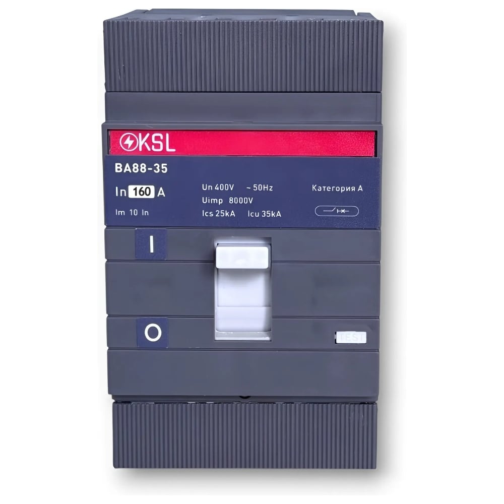 Изображение товара Автоматический выключатель KRASO ВА88-35 3Р 160А 35кА для защиты электросистем