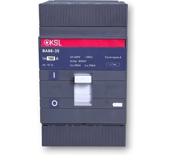 Изображение товара Автоматический выключатель KRASO ВА88-35 3Р 160А 35кА KSL