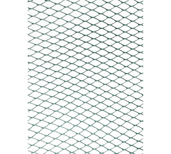 Изображение товара Сетка пластиковая, садовая, заборная (шпалера) ООО УЛПЗ РОМБ 2525 (зеленый) 1,5м10м 4687206759374