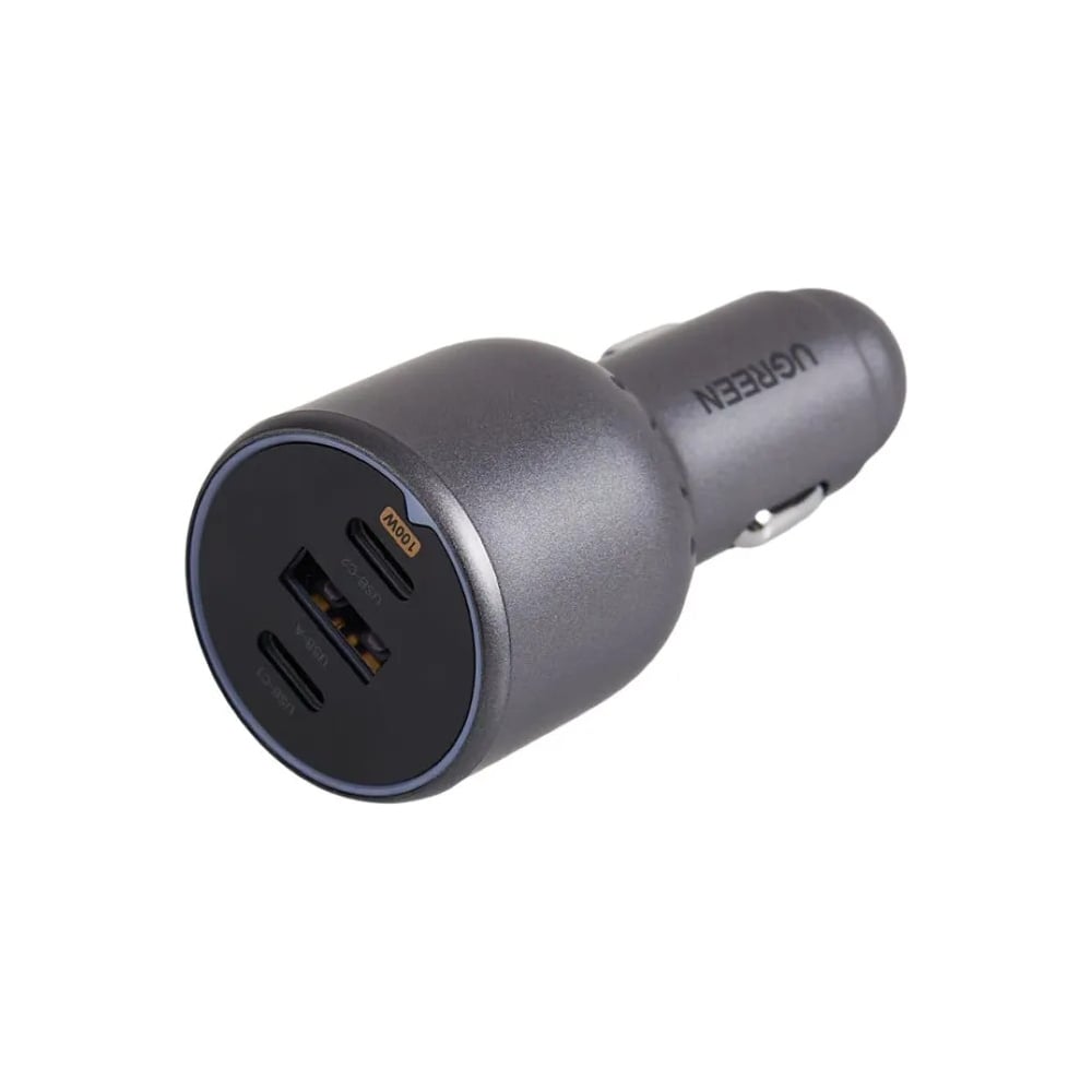 Изображение товара Автомобильное зарядное устройство Ugreen EC705 130W 3-порта USB-C PD+USB-A