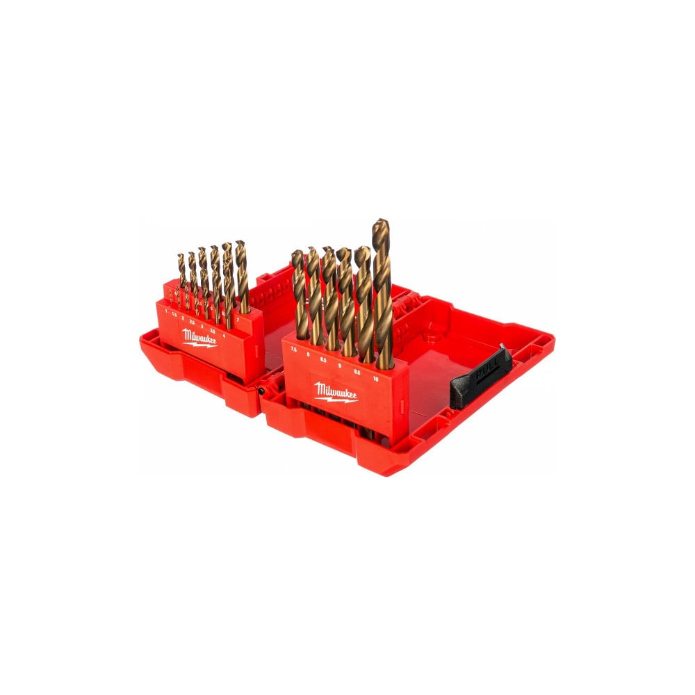 Изображение товара Сверла по металлу Milwaukee HSS-Co набор 19 шт (1-10мм) GEN III