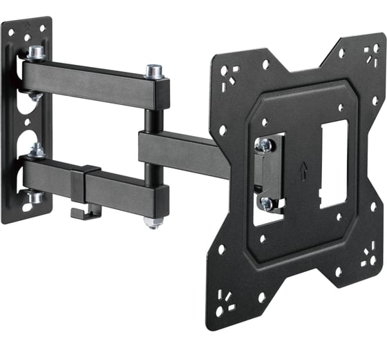 Изображение товара Кронштейн для телевизора Palladium 23-43 наклонно-поворотный настенный, 30 кг, чёрный, модель 7 116488