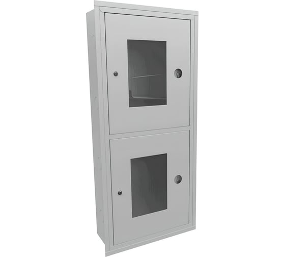 Изображение товара Шкаф пожарный Балтика-01 встроенный ШП-КО-320 ВОБ (1ПК+2огн) ЗМ 1300x540x230 белый 016-4282