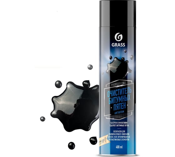 Изображение товара Очиститель битумных пятен Grass Antibitum (аэрозоль 400 мл) 110521